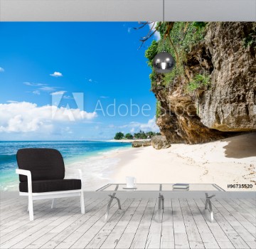 Bild på Tropical beach with white sand in Bali